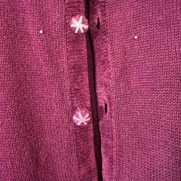 Christopher-banks Women's Burgundy and Red Jumper - Picture 4 of 6